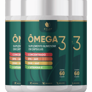 Éclat Ômega 3 | 3 un. | 60 Cápsulas