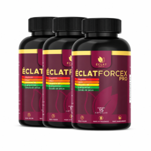 Éclat ForceX Pró Caps | 3 un.
